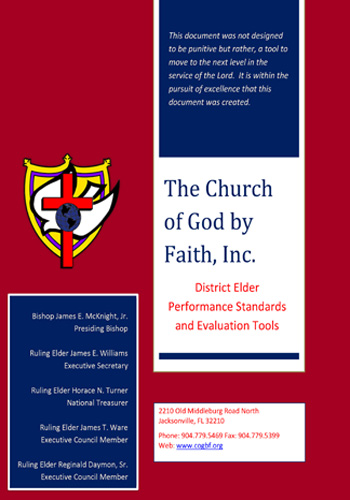 Superintendent Evaluations - Church of God by Faith Ministries